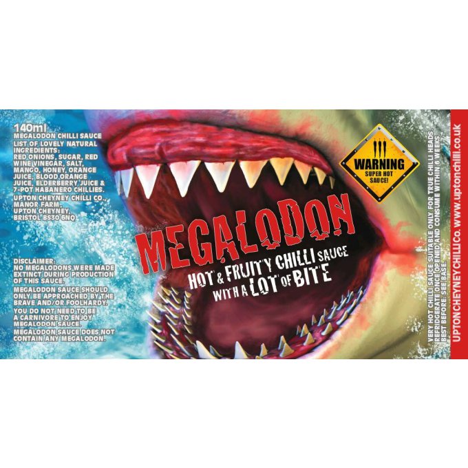 Megalodon Sauce piquante très forte & fruitée