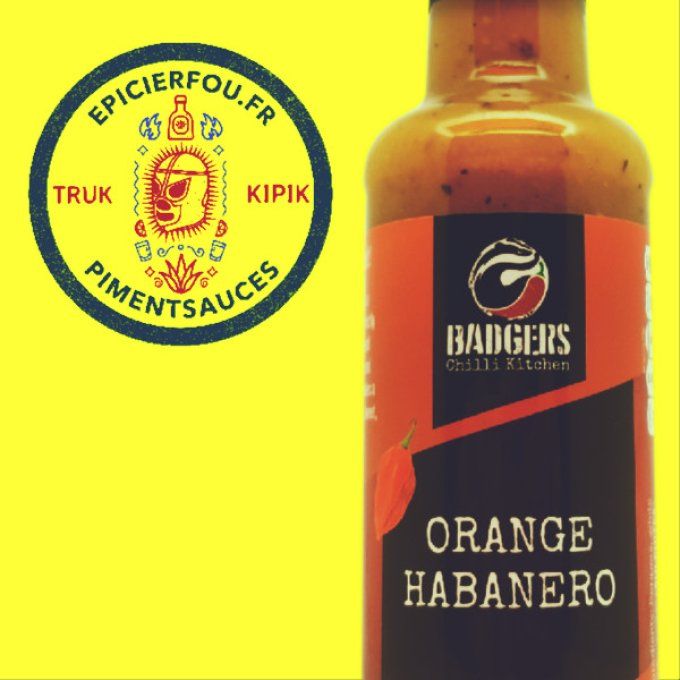 BADGERS piment Habanero couleur orange