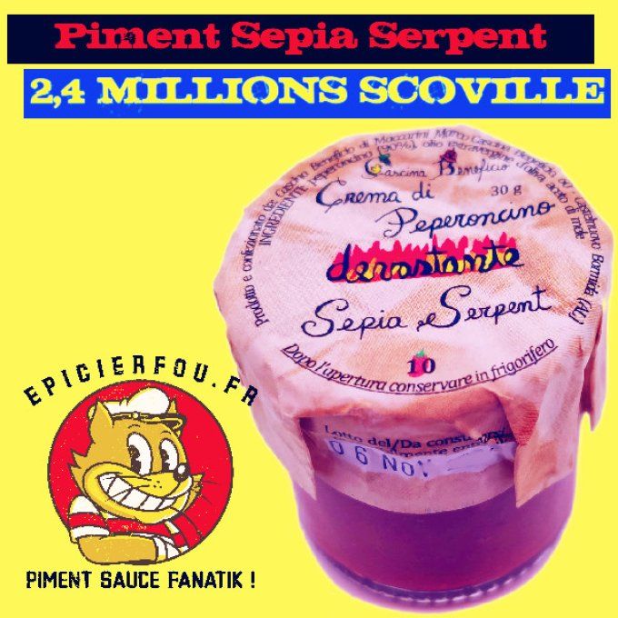 crème de piment Sepia Serpent