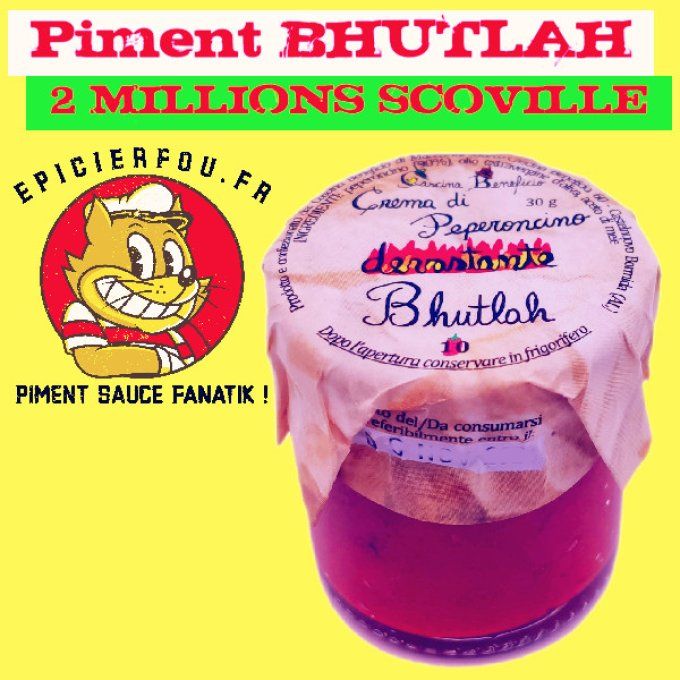 crème de piment extrême Bhutlah