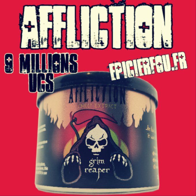 capsaïcine extrême 9 millions d'unités Scoville !!! affliction