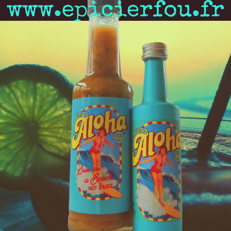 DUO ALOHA65 Spiritueux + Sauce piquante