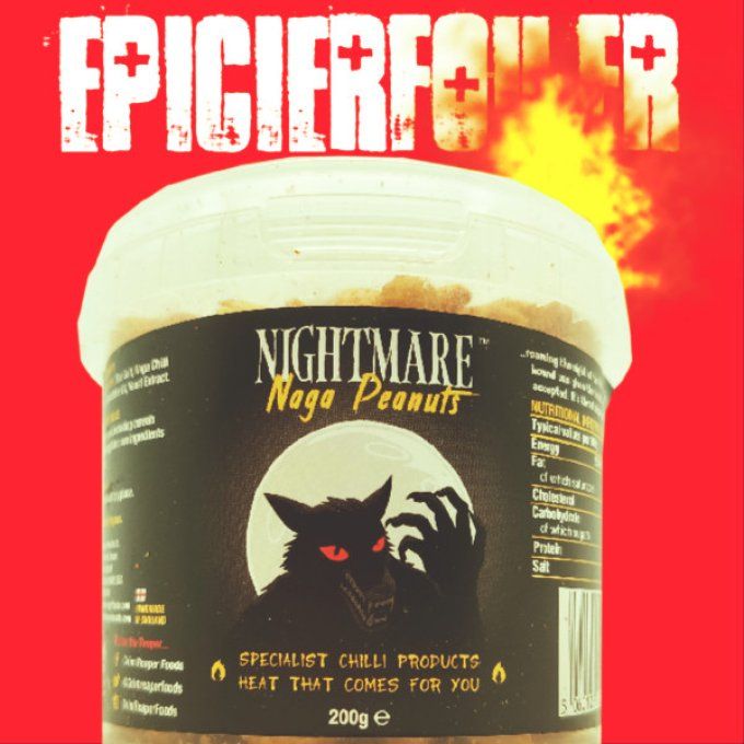 NIGHTMARE cacahuètes Jolokia super hot