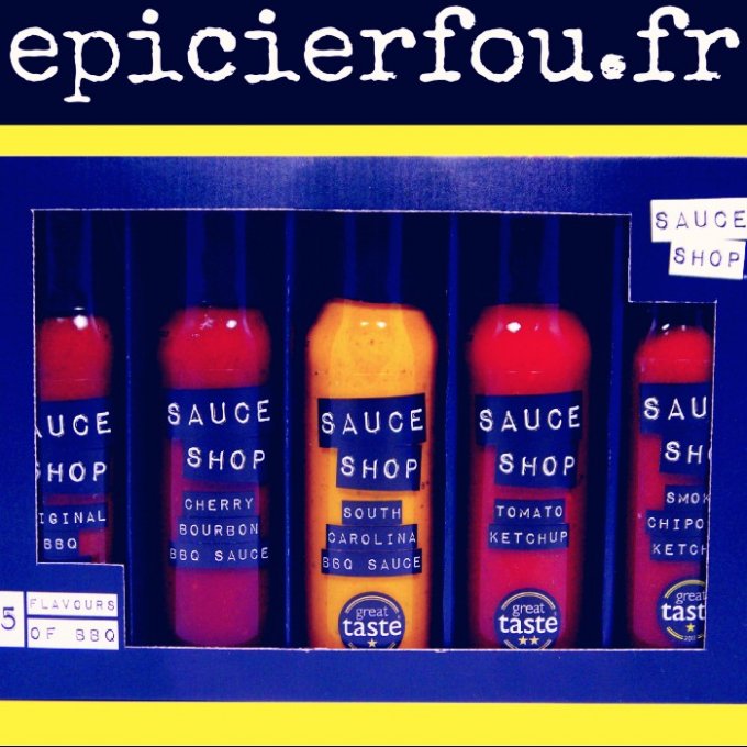 Coffret 5 saveurs de barbecue