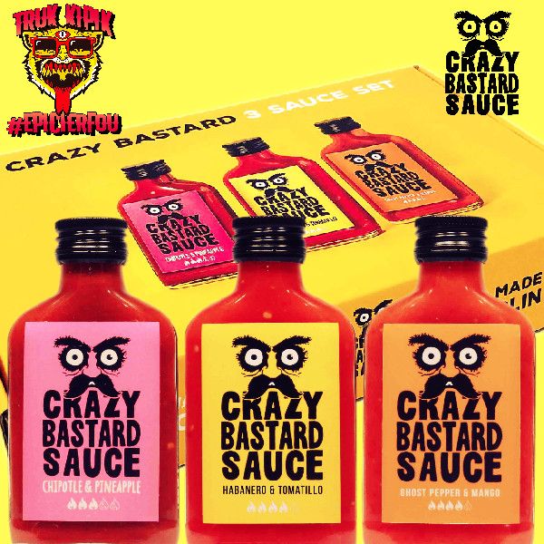 Coffret Crazy Bastard 3 sauces classiques