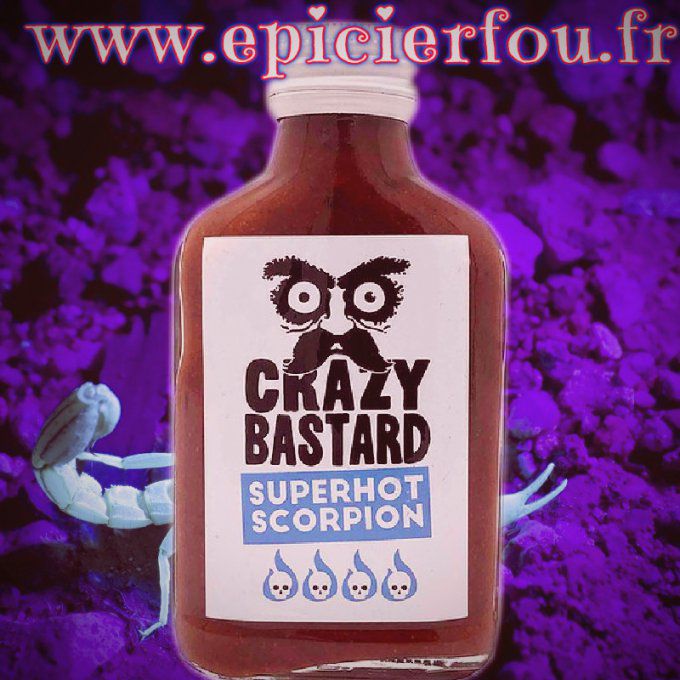 Crazy Bastard SuperHot piment Scorpion fermenté