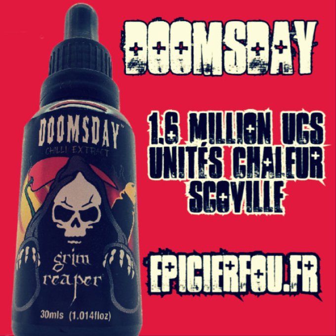 DOOMSDAY capsaïcine 1,6 MILLION SCOVILLE