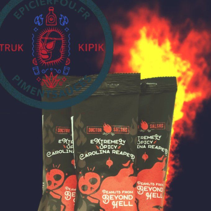 Inferno cacahuètes piment reaper lot x3