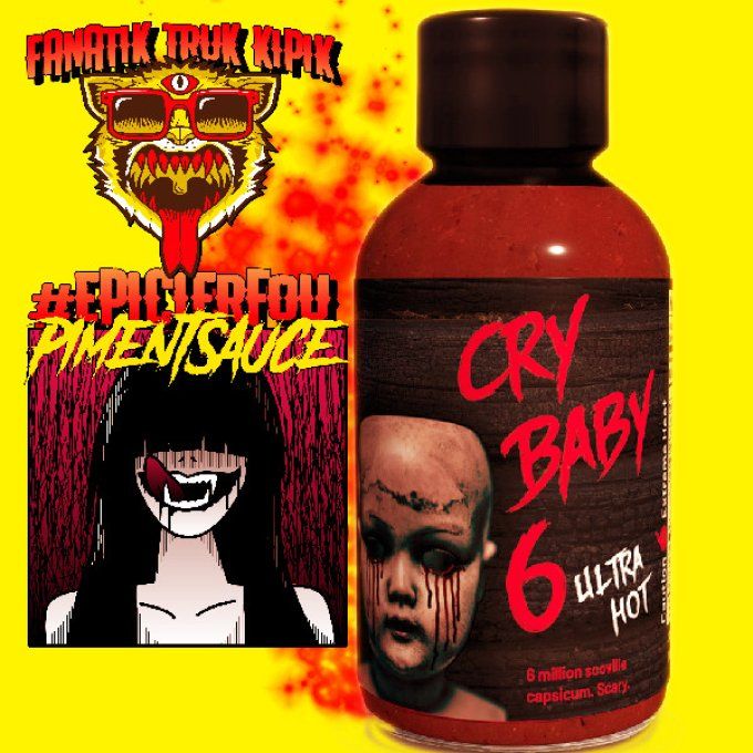 CRY BABY 6 extrême hot sauce