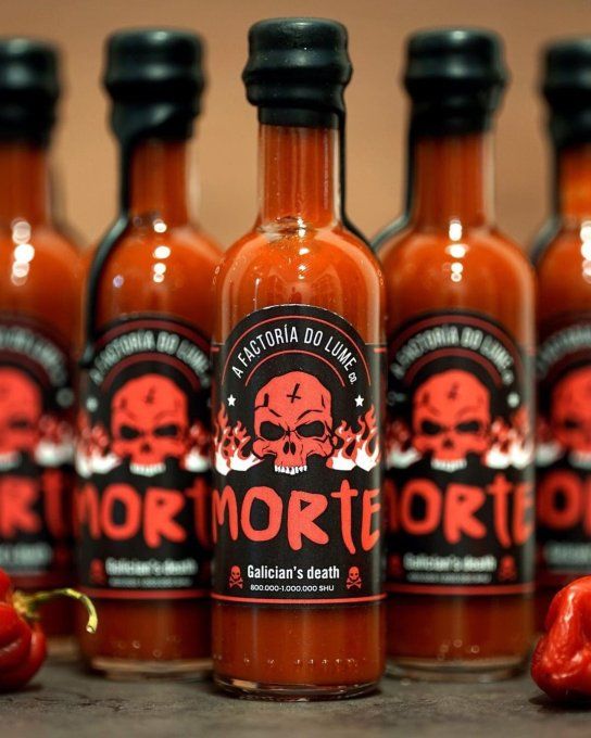 photo salsa GALICIAN’S DEATH – sauce super forte pour palais aguerris – epicierfou.fr
