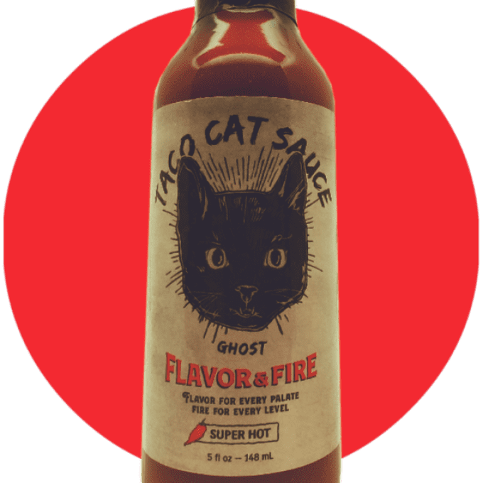 TACO CAT Cayenne Ghost Pepper Sauce