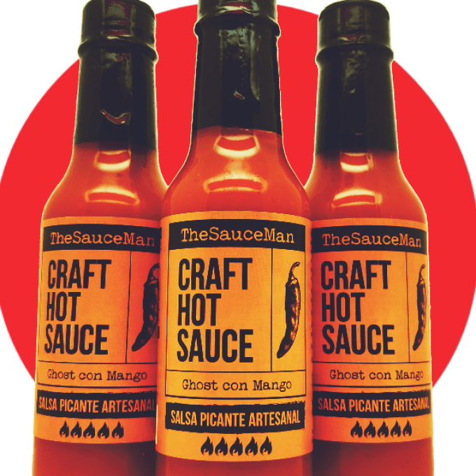 Lot X3 Sauces piquantes Ghost pepper Mango