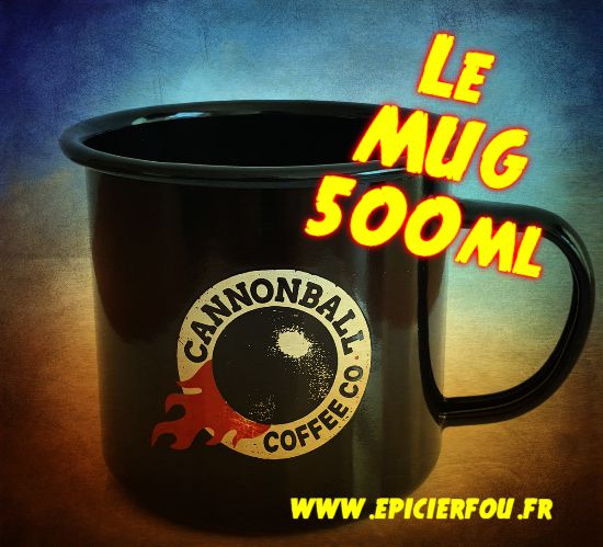 MUG émaillé Cannonball 500ml - Epicierfou