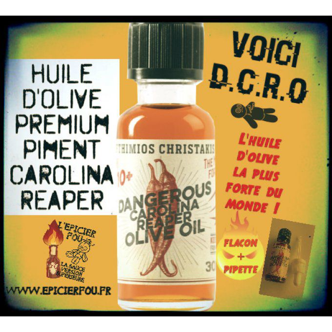 Huile d'olive extrême piment Reaper