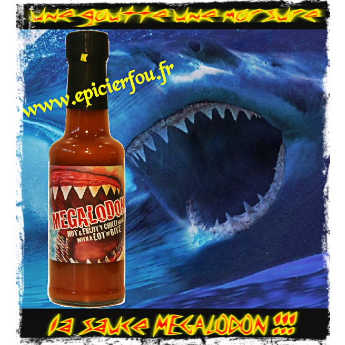 Megalodon Sauce piquante très forte & fruitée