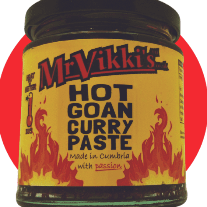 Mr VIKKI'S pâte de curry traditionnelle forte de goa