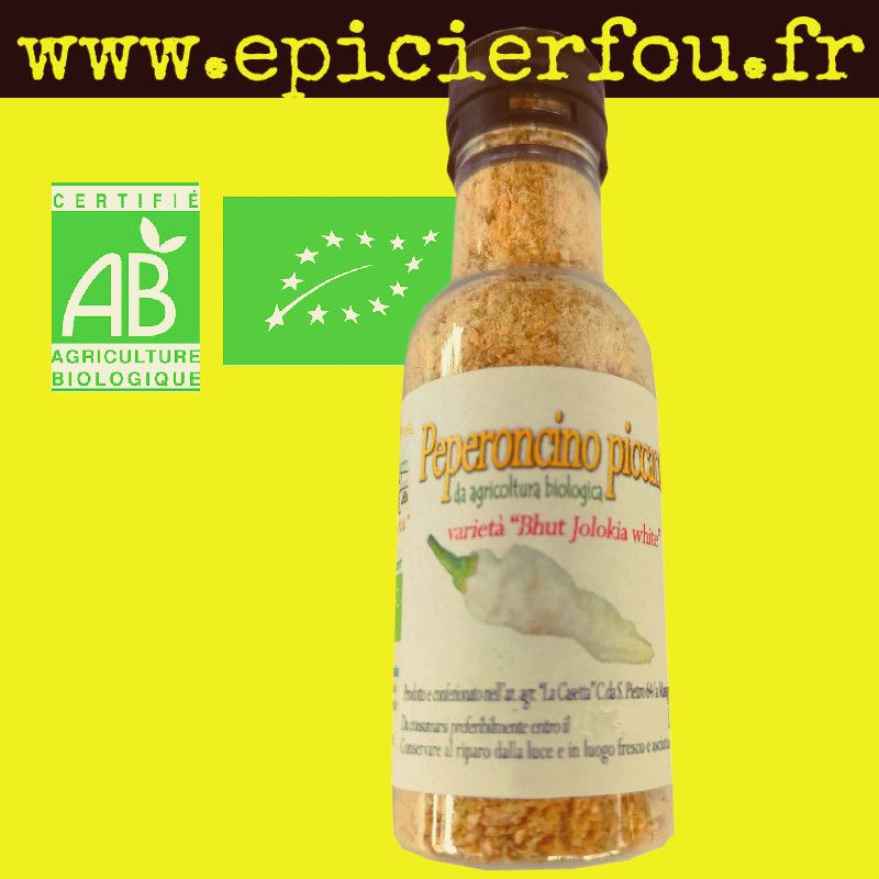 Flocons Piment Jolokia White BIO