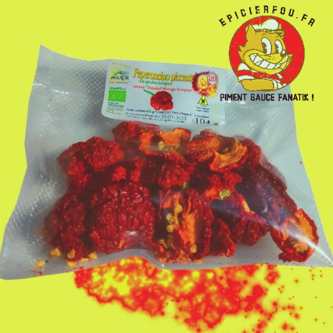 Piment BIO Sec Extrême Trinidad Moruga Scorpion