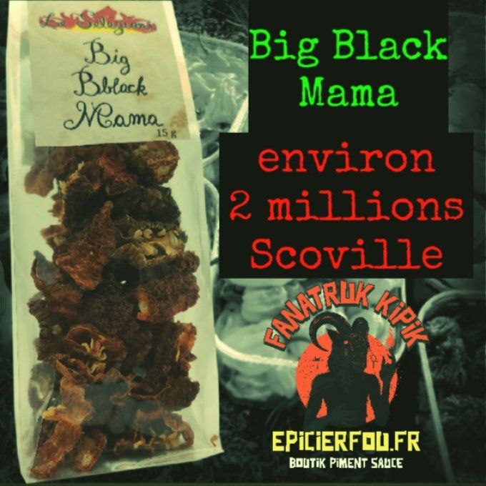 Piment séché ultra fort Big Black Mama