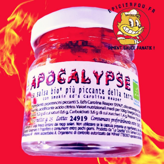 APOCALYPSE Salsa Picante Bio Extrême