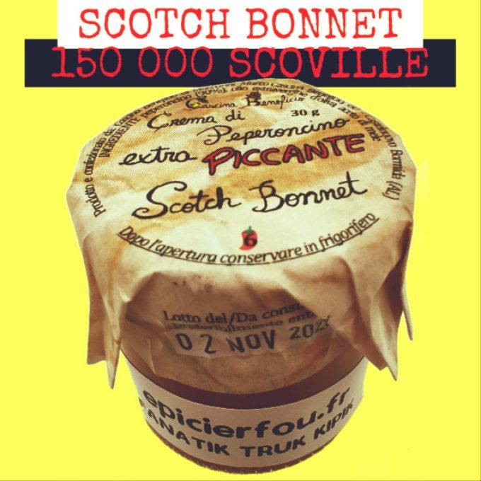Crème de piment fort Scotch Bonnet
