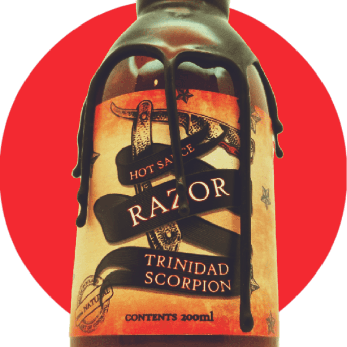Razor Sauce Trinidad Scorpion