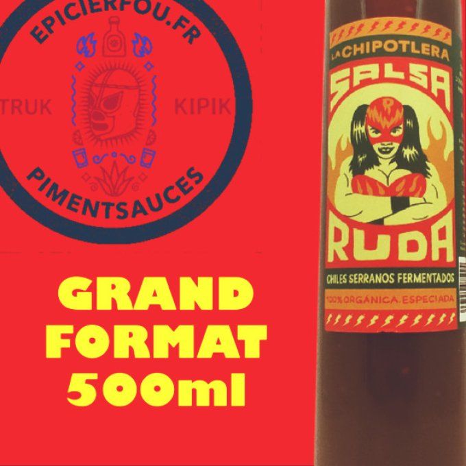 LA CHIPOTLERA Salsa Ruda 500ml