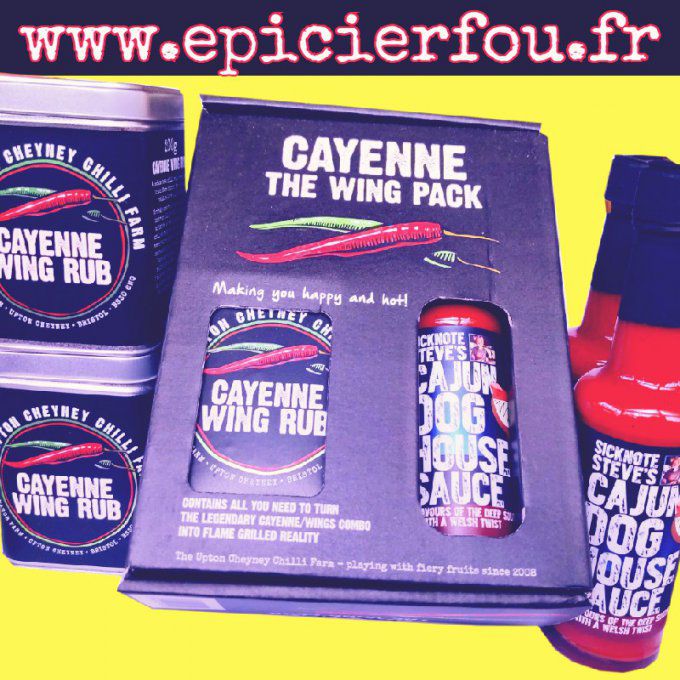 Coffret pack Cayenne BBQ Cajun