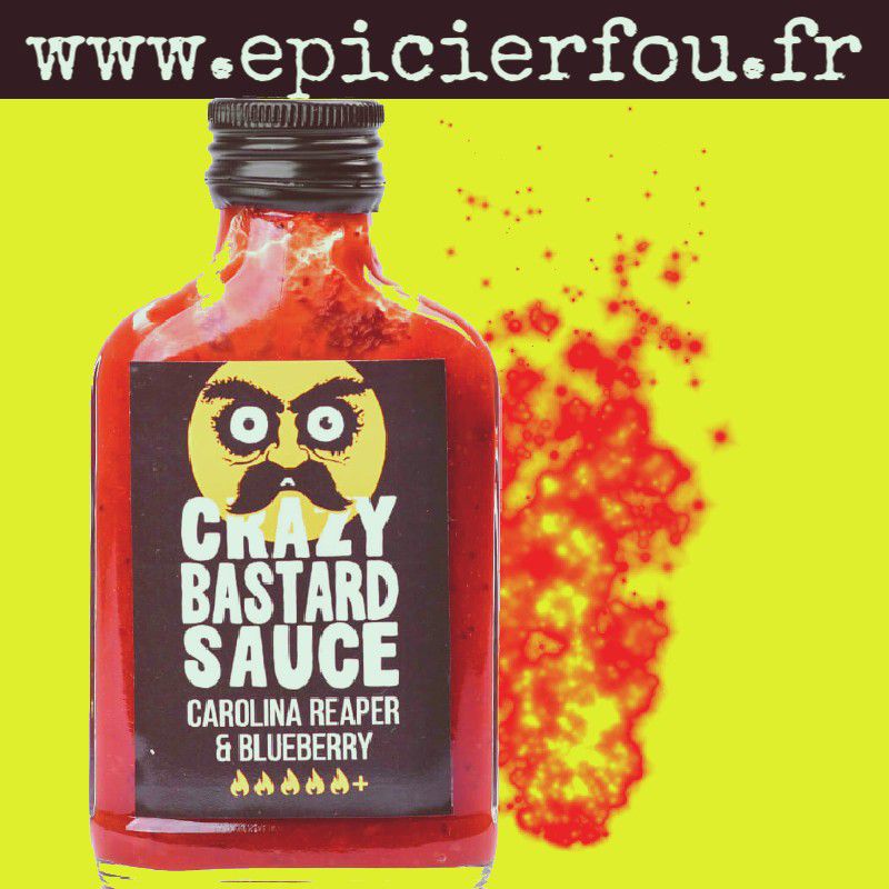 crazy bastard sauce piment 7 pot tropical - epicierfou