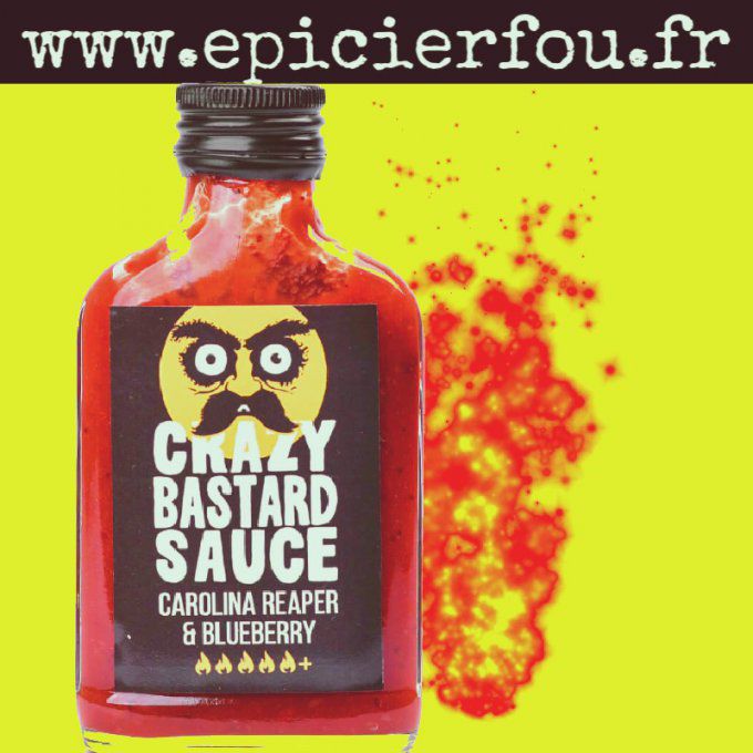 Crazy Bastard Sauce Piment Carolina Reaper