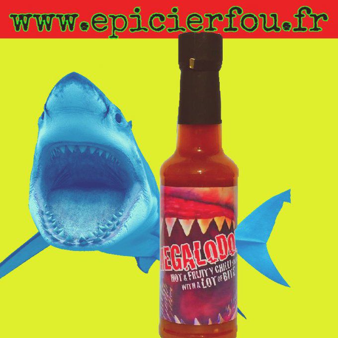 Megalodon Sauce piquante très forte & fruitée