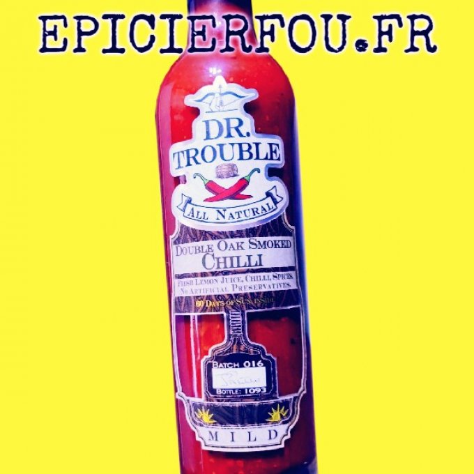 DR TROUBLE sauce piquante Afrique fumée bois de chêne