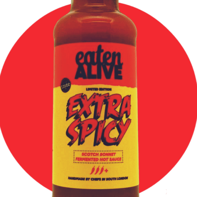 Design sauce Scotch Bonnet – sauce fermentée jamaïcaine pour plats du quotidien – branding EPICIERFO