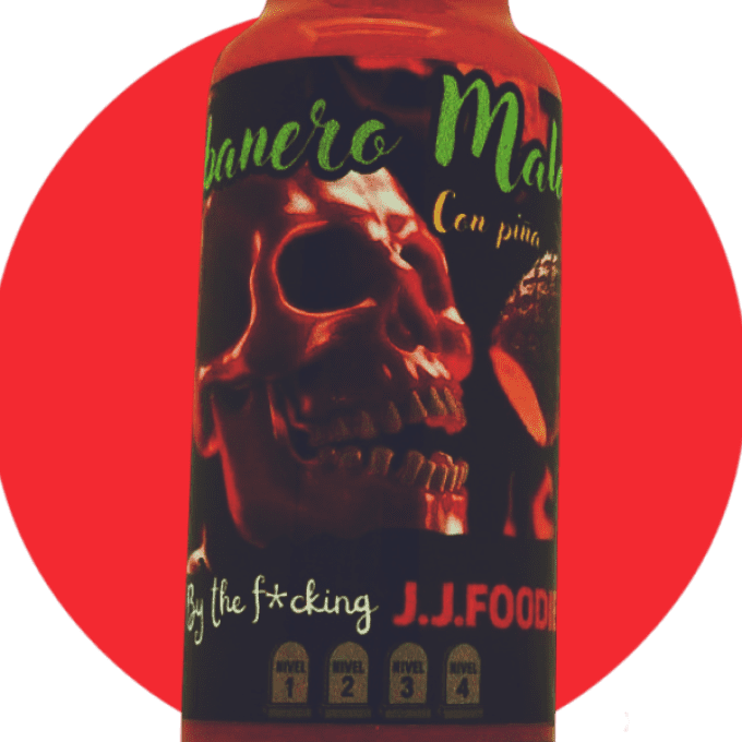 JJ FOODIE Habanero Maldito avec ail & ananas
