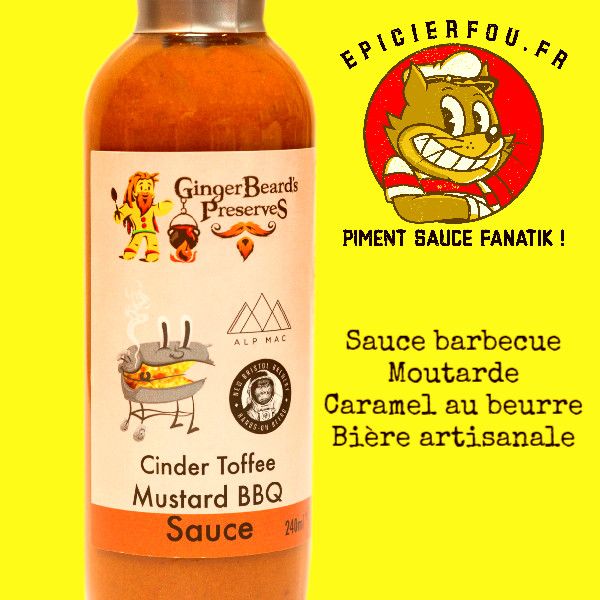 Sauce barbecue moutarde caramel beurre & biere