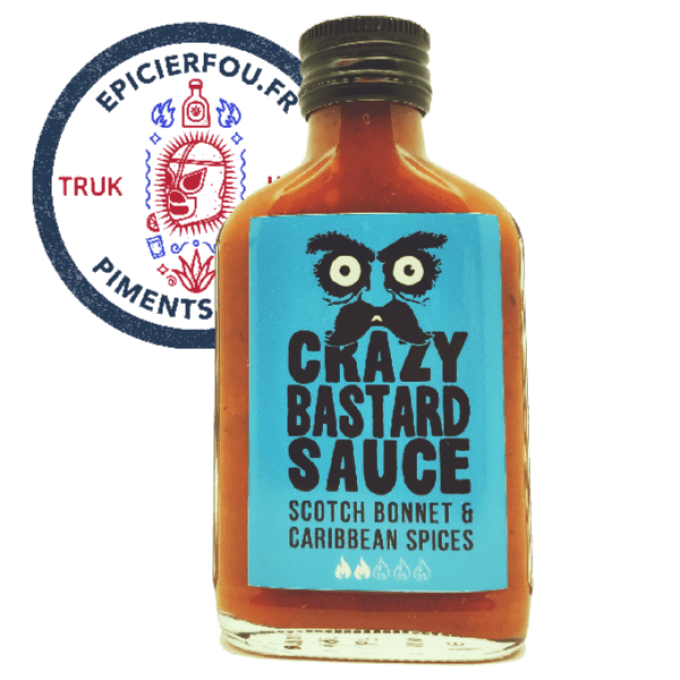 Crazy Bastard Sauce piment ScotchBonnet & épices caraïbes