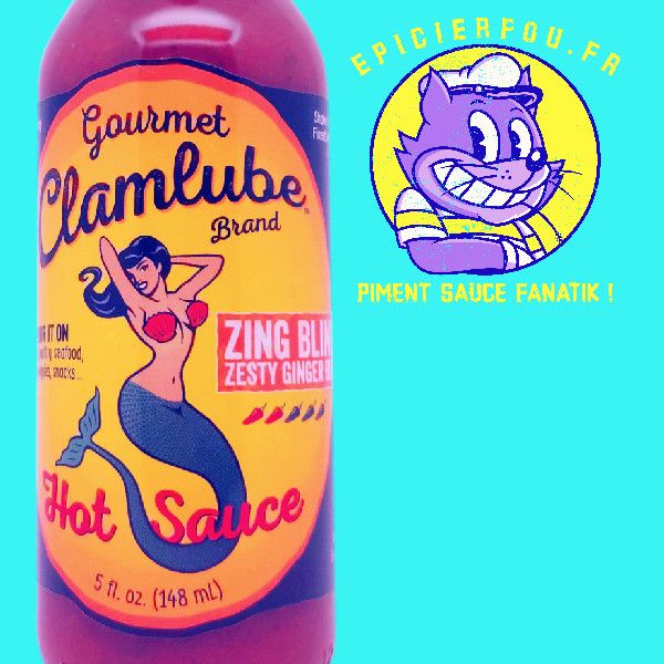 CLAMLUBE ZING BLING sauce gingembre citron