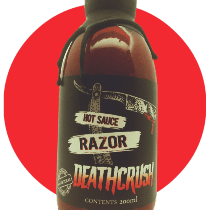 RAZOR DEATHCRUSH sauce extrême Carolina Reaper