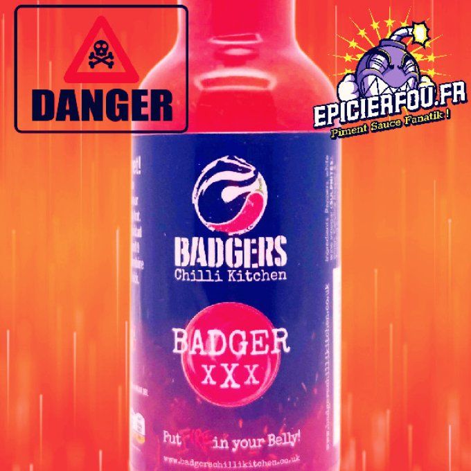 EXTREME hot sauce BADGERS XXX 