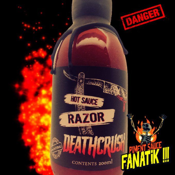 RAZOR DEATHCRUSH sauce extrême Carolina Reaper