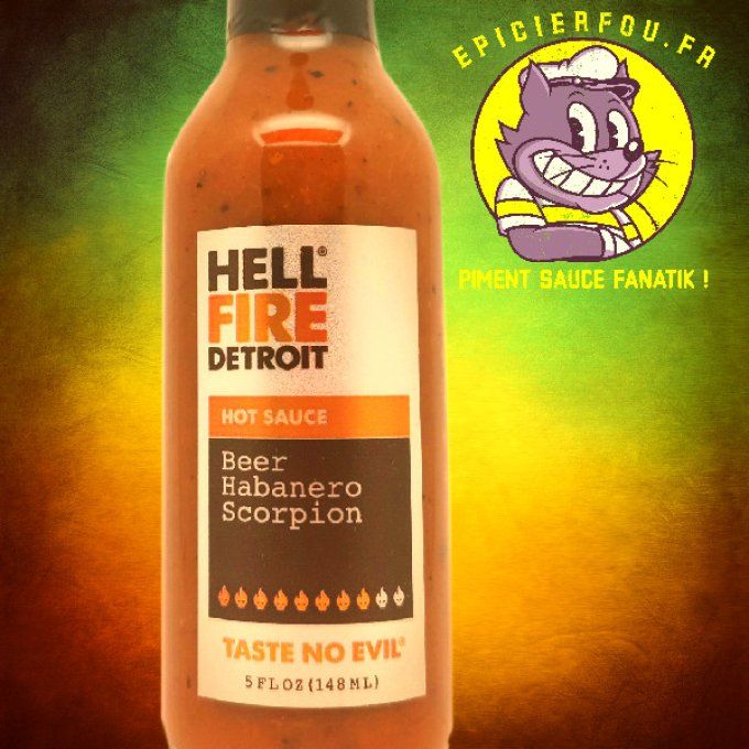 HELLFIRE DETROIT Bière Habanero Scorpion