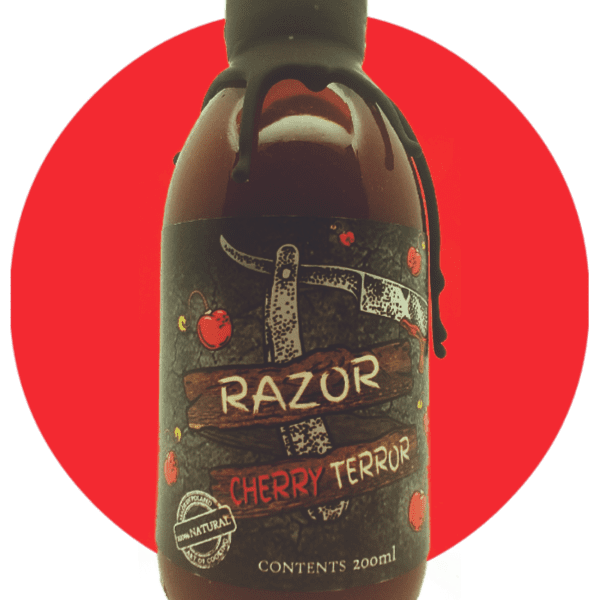 RAZOR CHERRY TERROR piment Scorpion & cerise