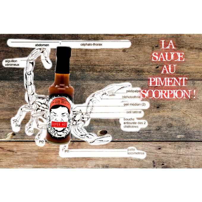 Sauce piquante  forte Scorpion Slammer