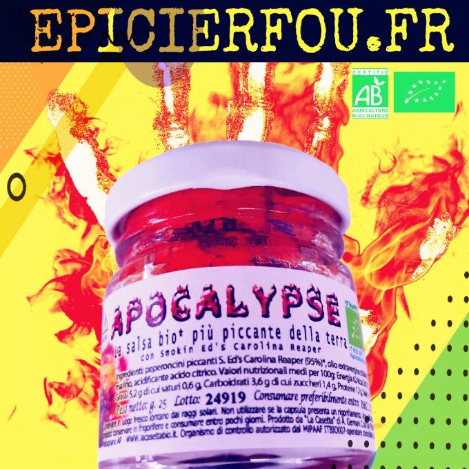 APOCALYPSE Salsa Picante Bio Extrême