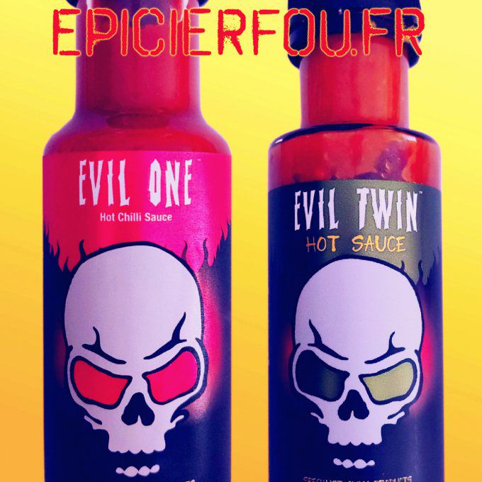 duo sauces piquantes fortes evil one et twin 