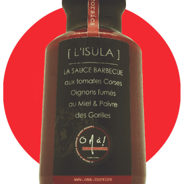 ISULA Sauce BBQ poivre & miel de Corse