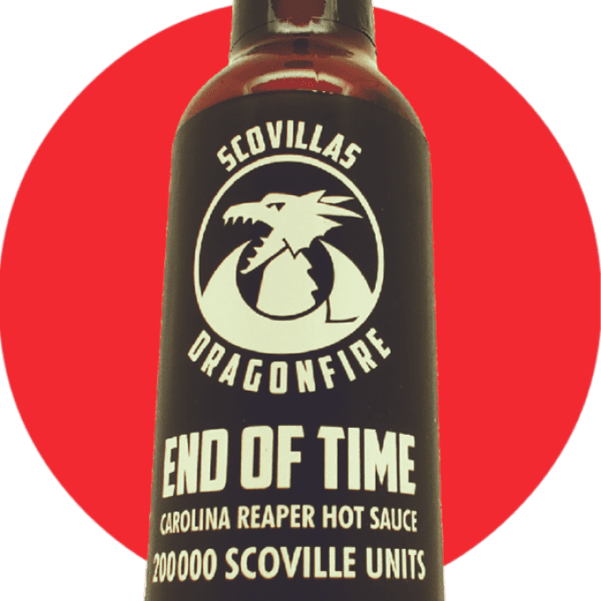 Dragon Fire End Of Time Extreme Hot Sauce