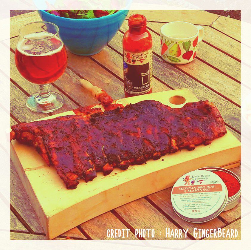 bbq sauce gingerbeard's preserves milk stout chipotle