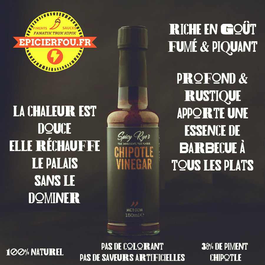 vinaigre fumé piment chipotle