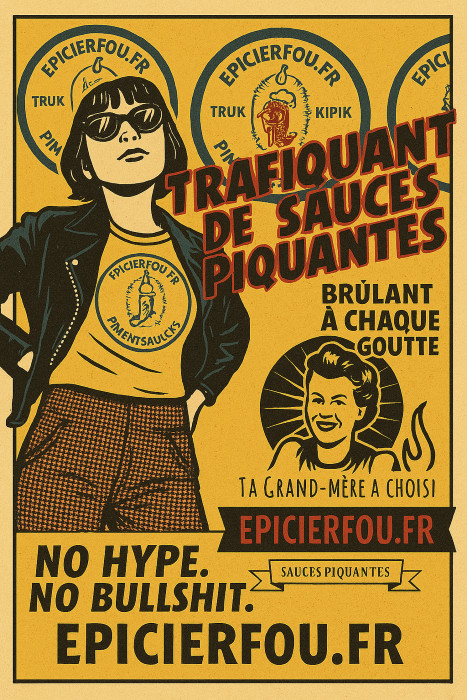 EPICIERFOU.FR – Boutique en ligne de sauces piquantes artisanales, huiles pimentées et snacks épicés de producteurs indépendants européens